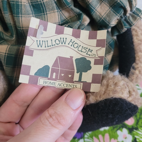 Vintage Willowhouse Plush Teddy Bear Bee Bee Bearette Cottagecore County - Picture 6 of 12
